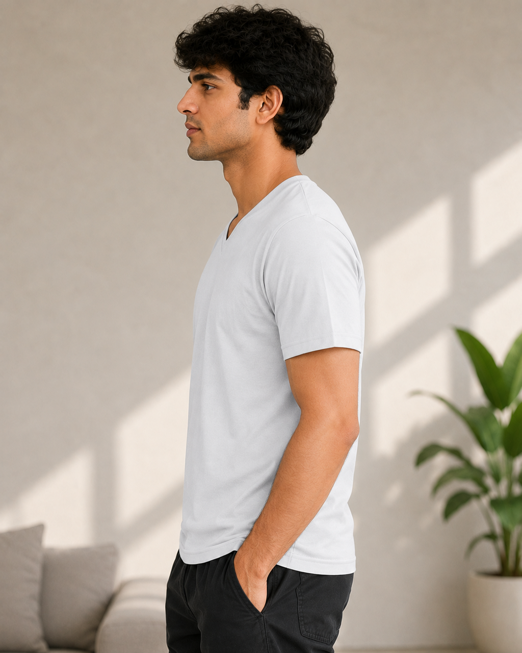 Edge Vee - Half - V-Neck Half-Sleeve
