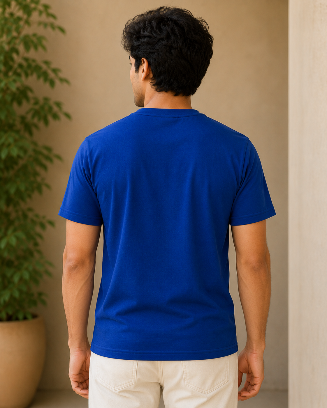 Dot Tee - Round-Neck Half-Sleeve