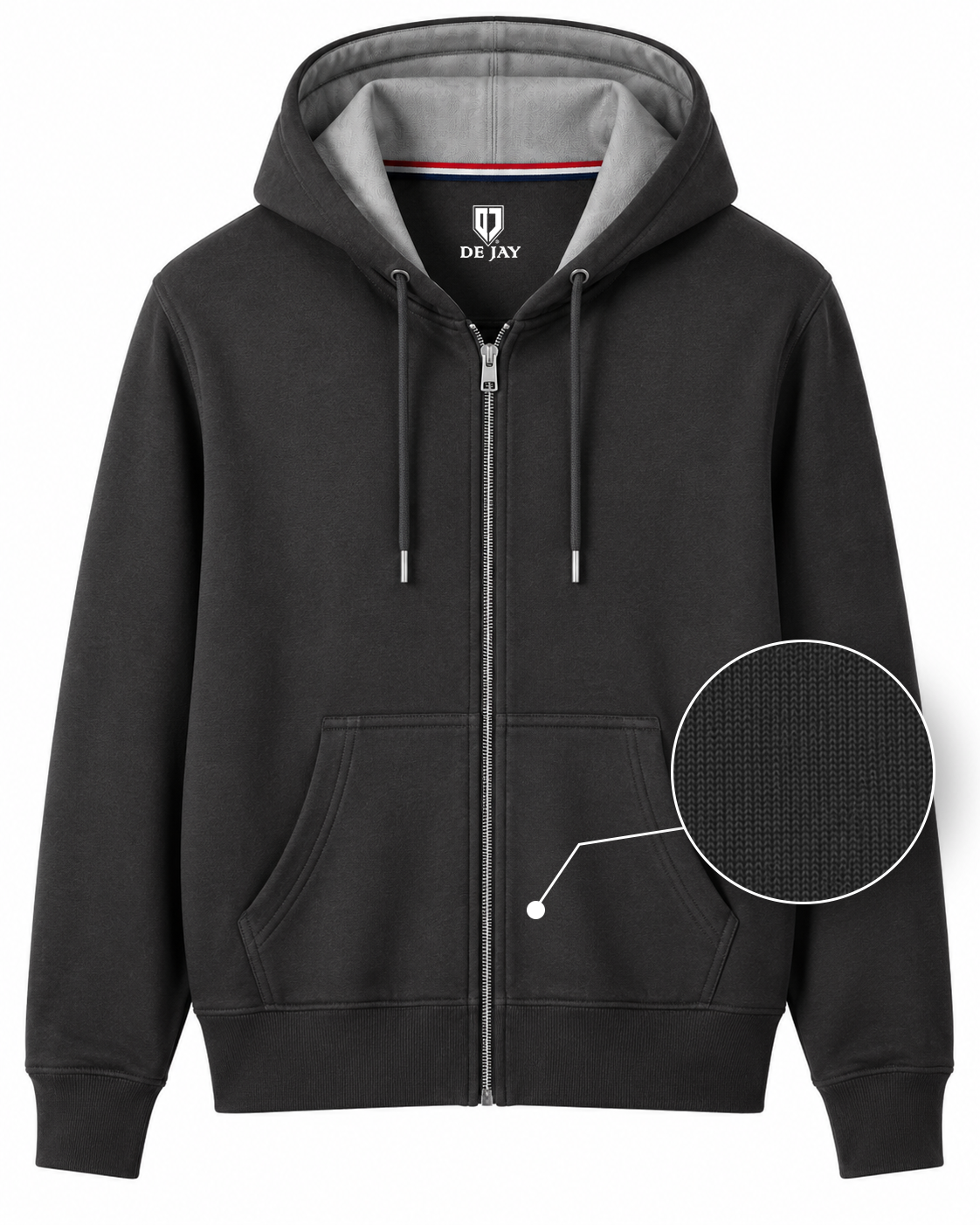 Cosmo Hoodie - Hoodie with Zip & Kangaroo Pouch