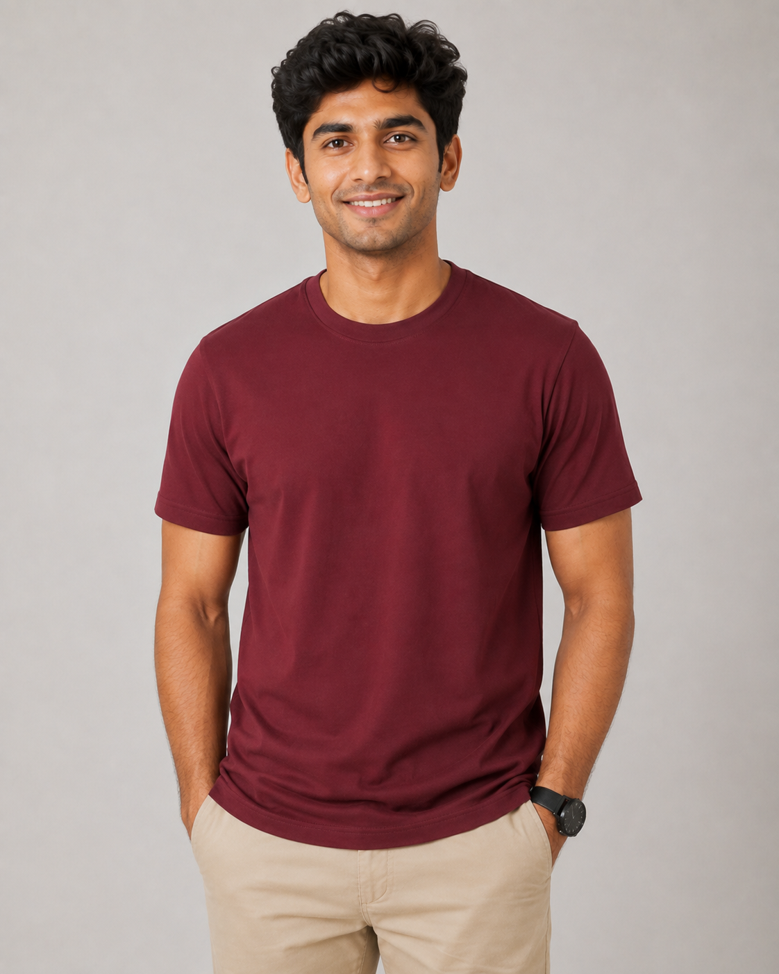 Edge Tee - Round-Neck Half-Sleeve