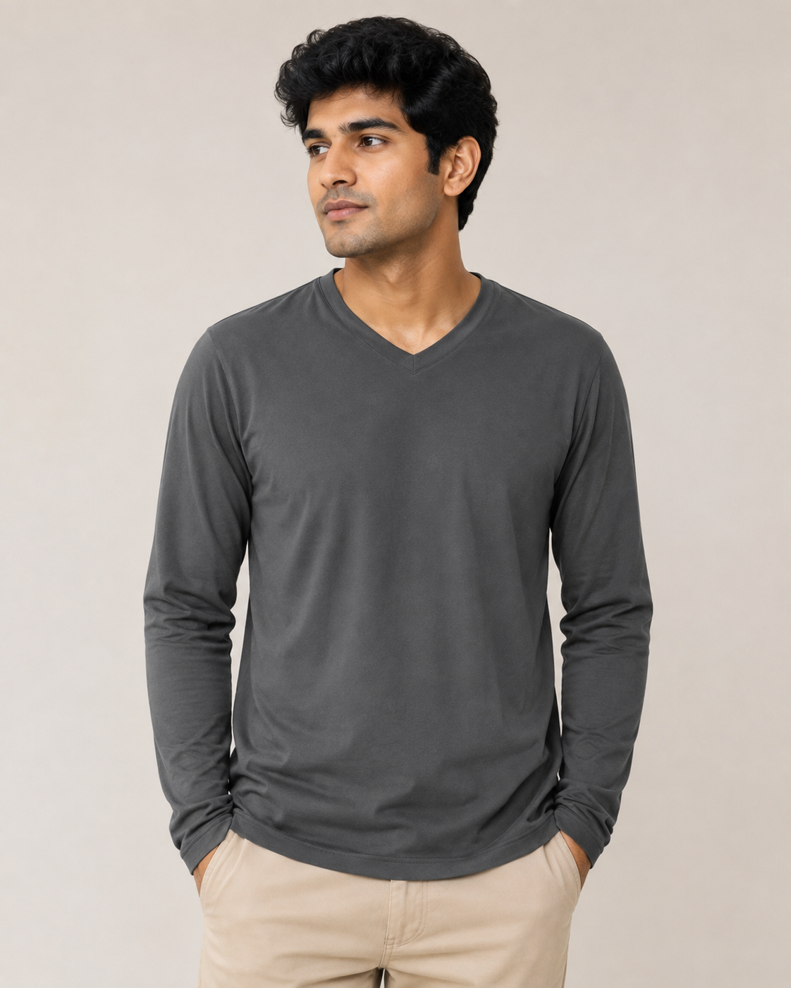 Edge Vee – Full - V-Neck Full-Sleeve