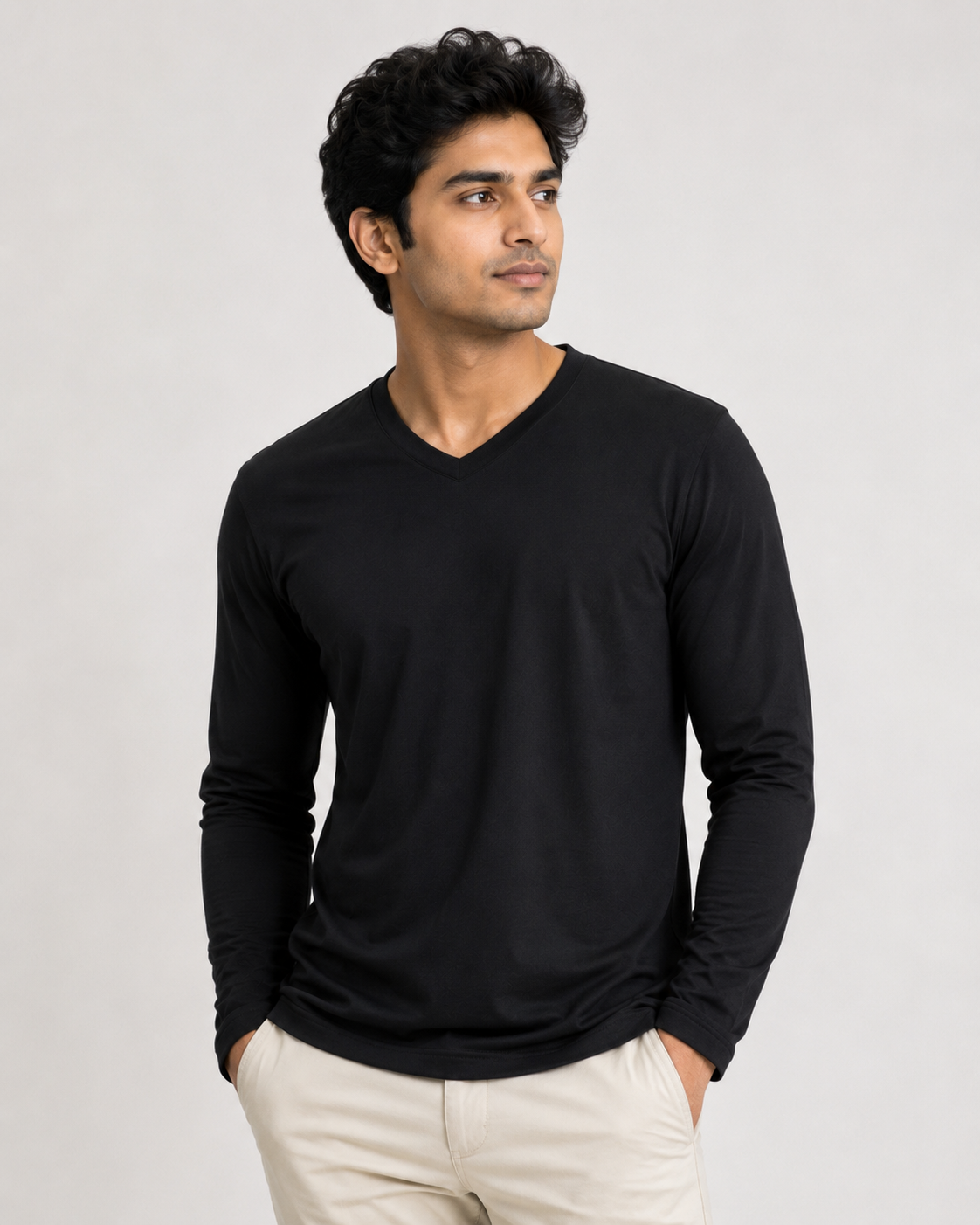 Edge Vee – Full - V-Neck Full-Sleeve