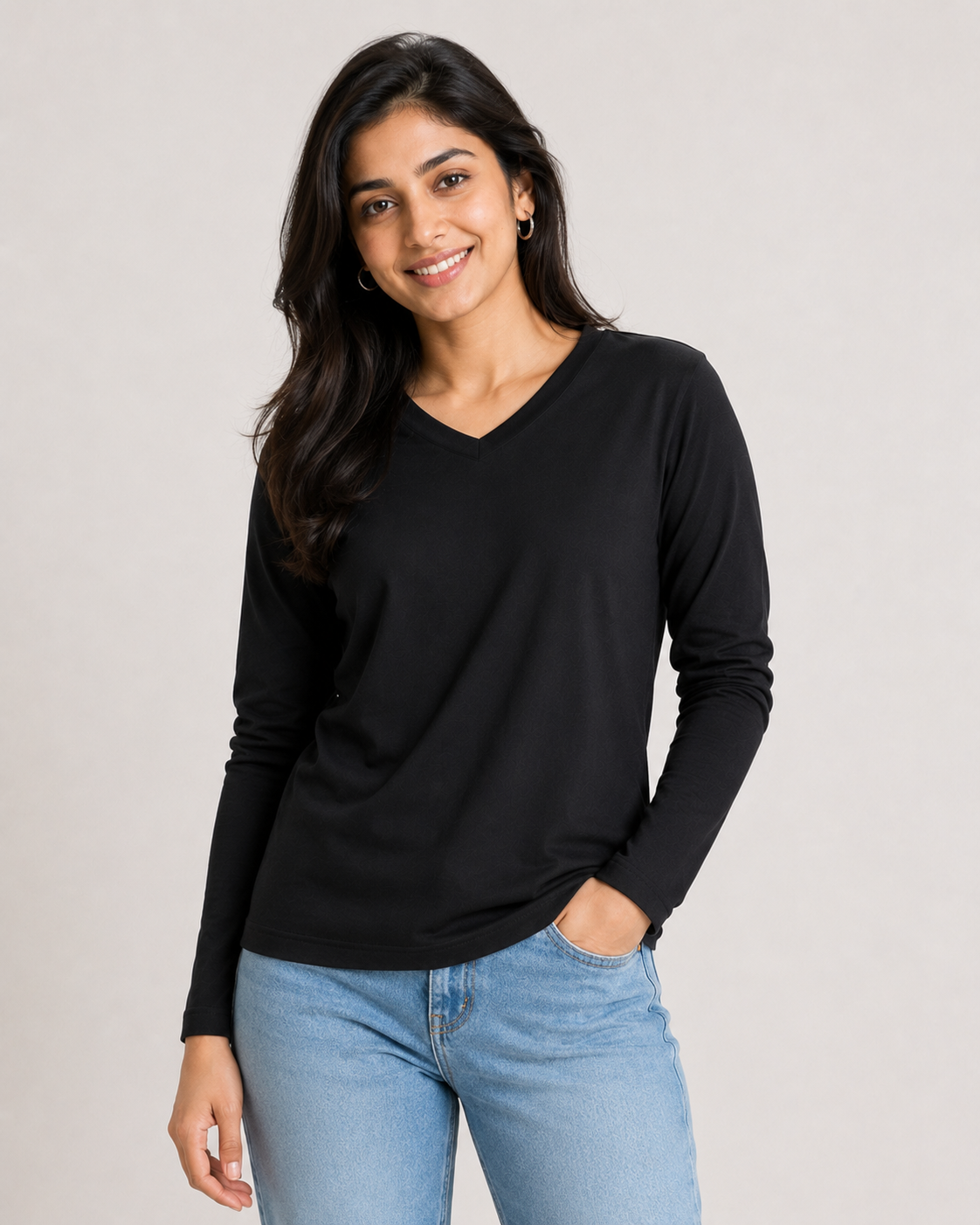 Edge Vee – Full - V-Neck Full-Sleeve