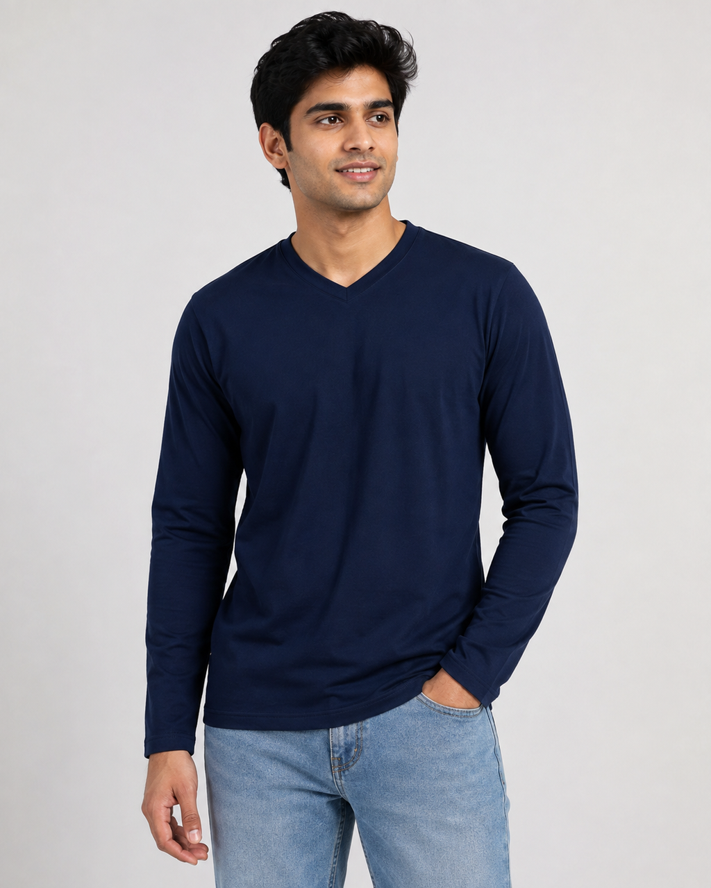 Edge Vee – Full - V-Neck Full-Sleeve