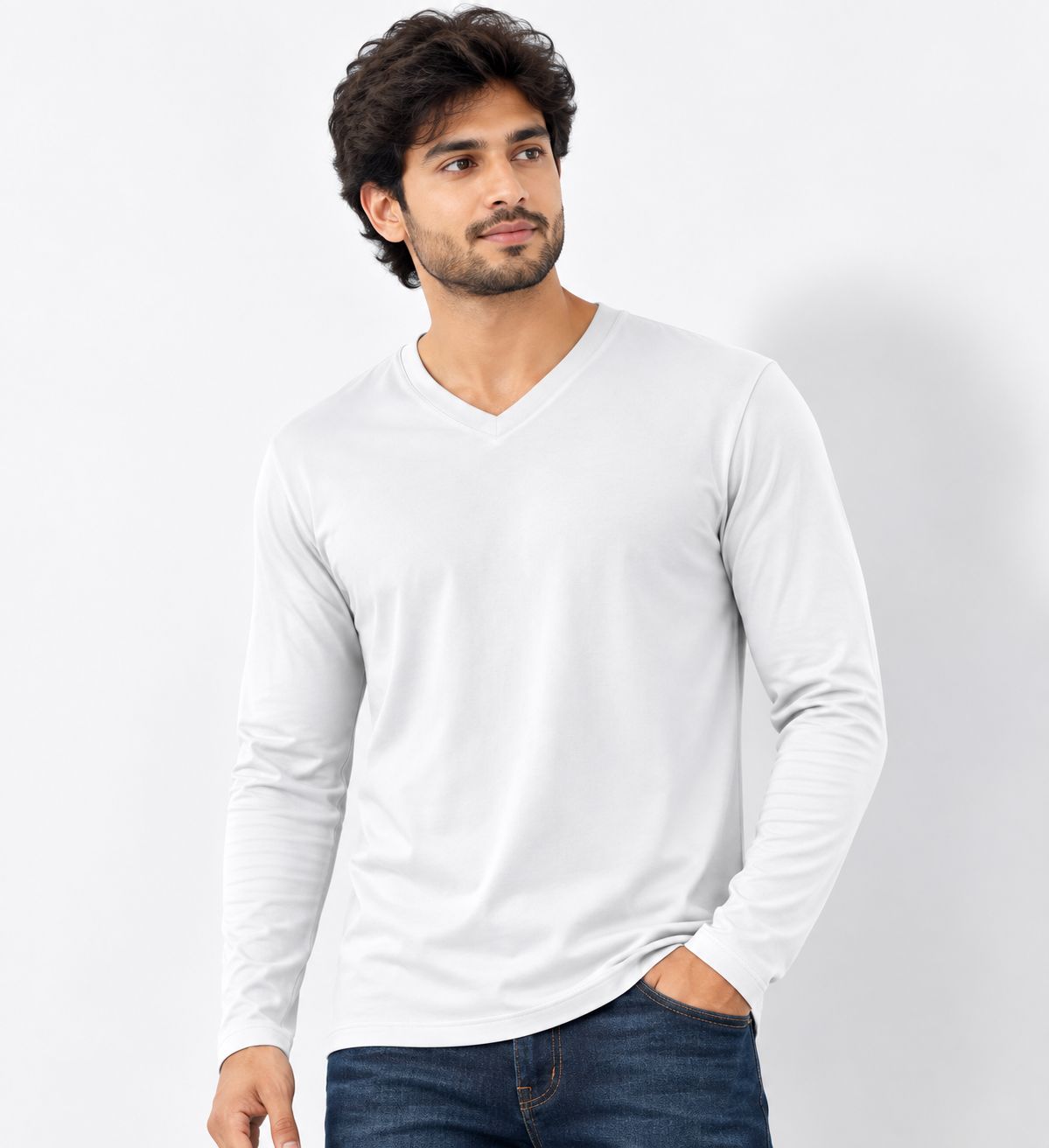 Edge Vee – Full - V-Neck Full-Sleeve