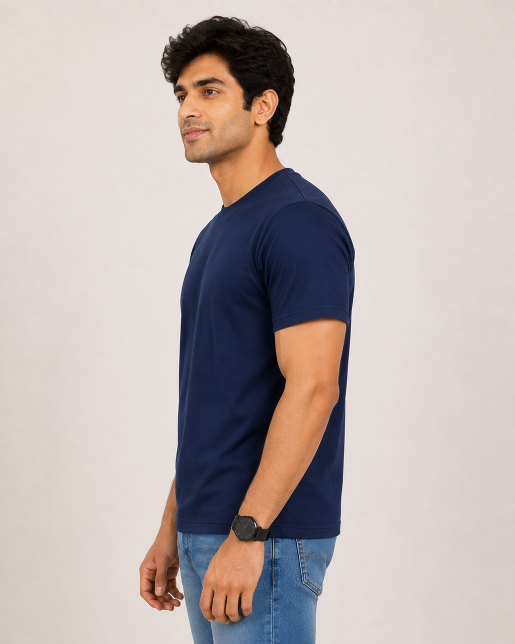Edge Tee - Round-Neck Half-Sleeve