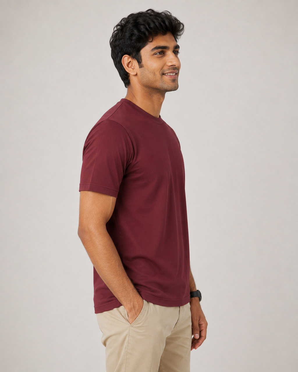 Edge Tee - Round-Neck Half-Sleeve