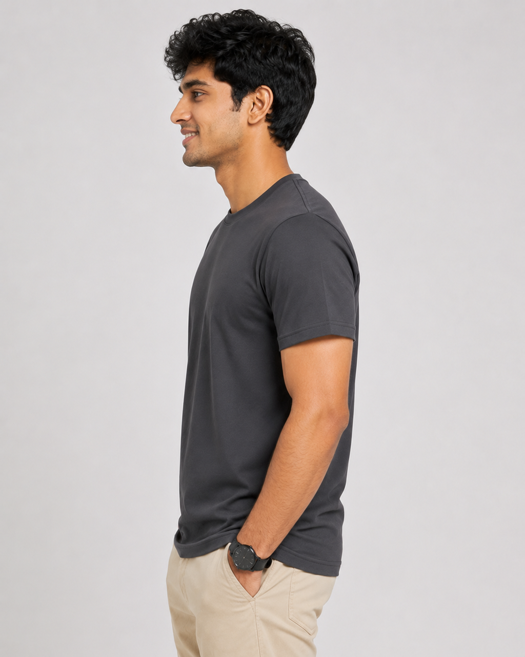 Edge Tee - Round-Neck Half-Sleeve