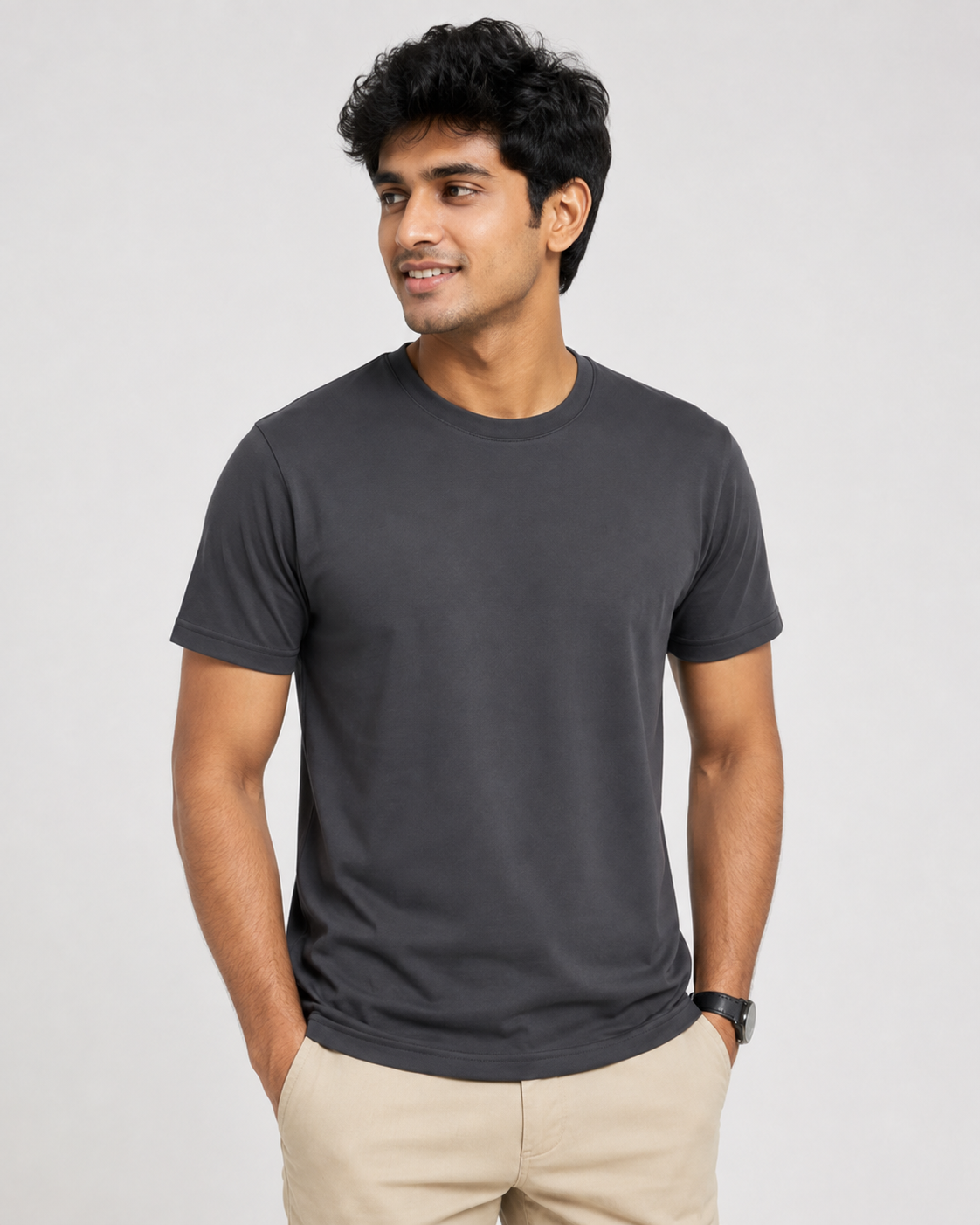 Edge Tee - Round-Neck Half-Sleeve