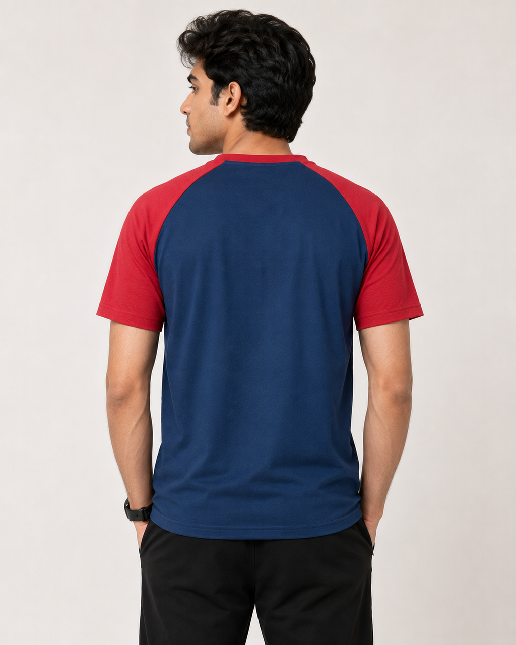 Raglan - Round-Neck Half-Sleeve