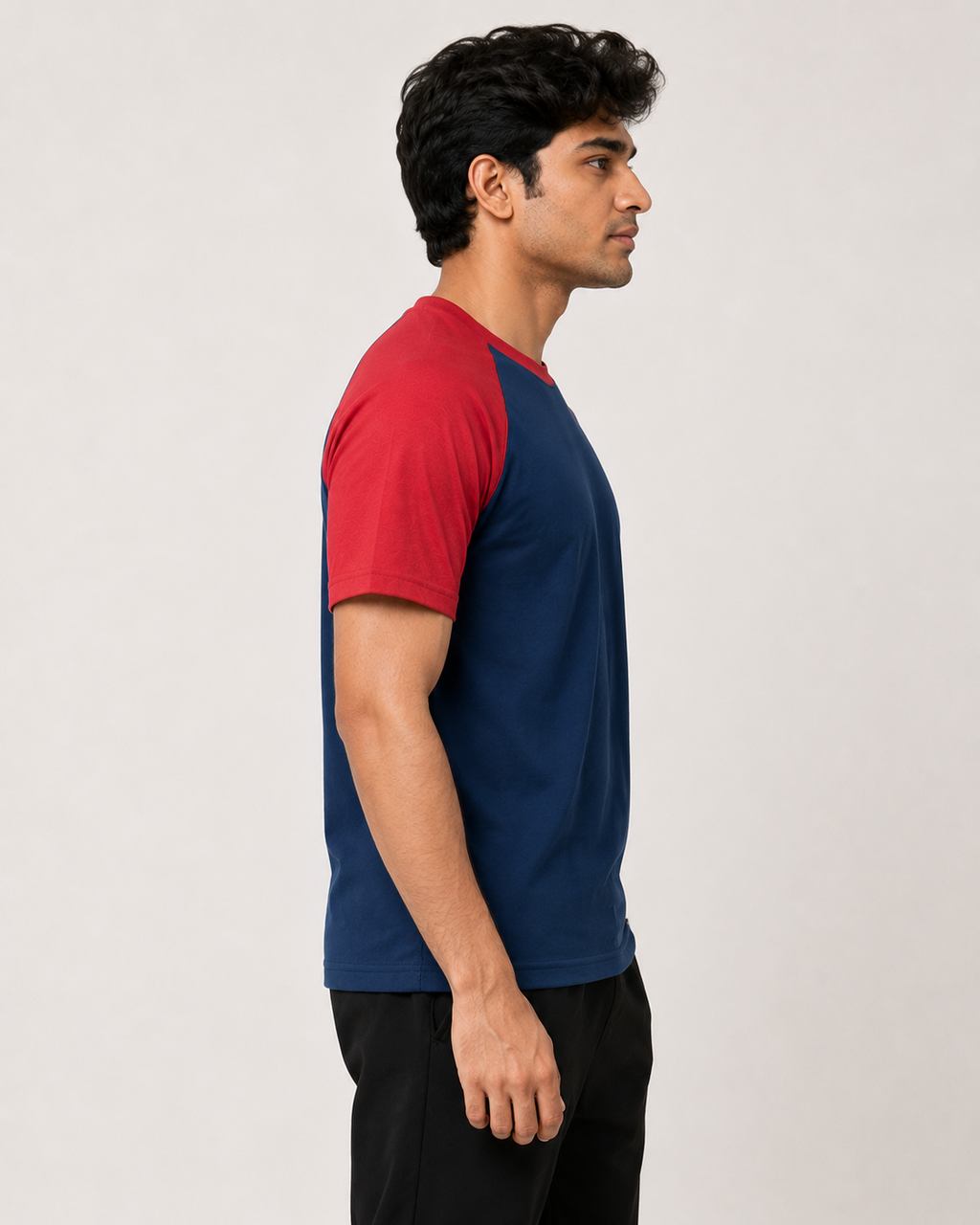 Raglan - Round-Neck Half-Sleeve