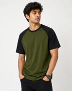 Raglan - Round-Neck Half-Sleeve