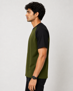 Raglan - Round-Neck Half-Sleeve