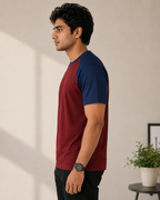Raglan - Round-Neck Half-Sleeve