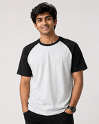 Raglan - Round-Neck Half-Sleeve