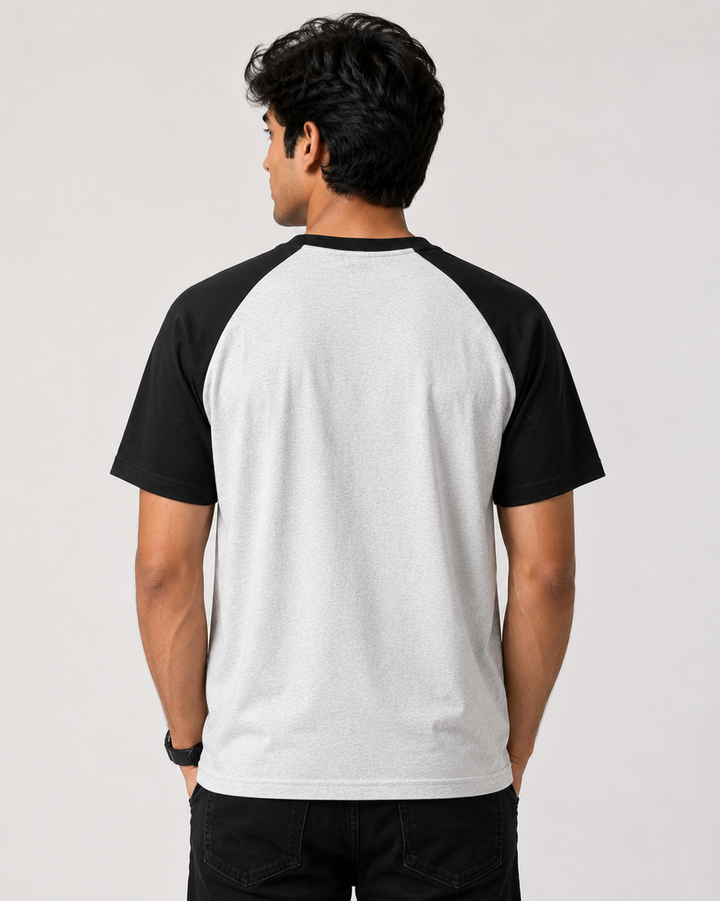 Raglan - Round-Neck Half-Sleeve