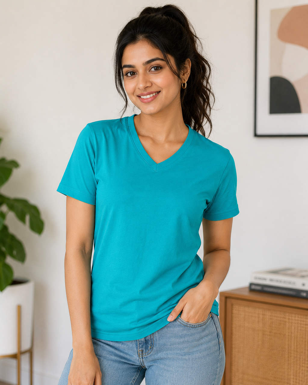 Edge Vee - Half - V-Neck Half-Sleeve