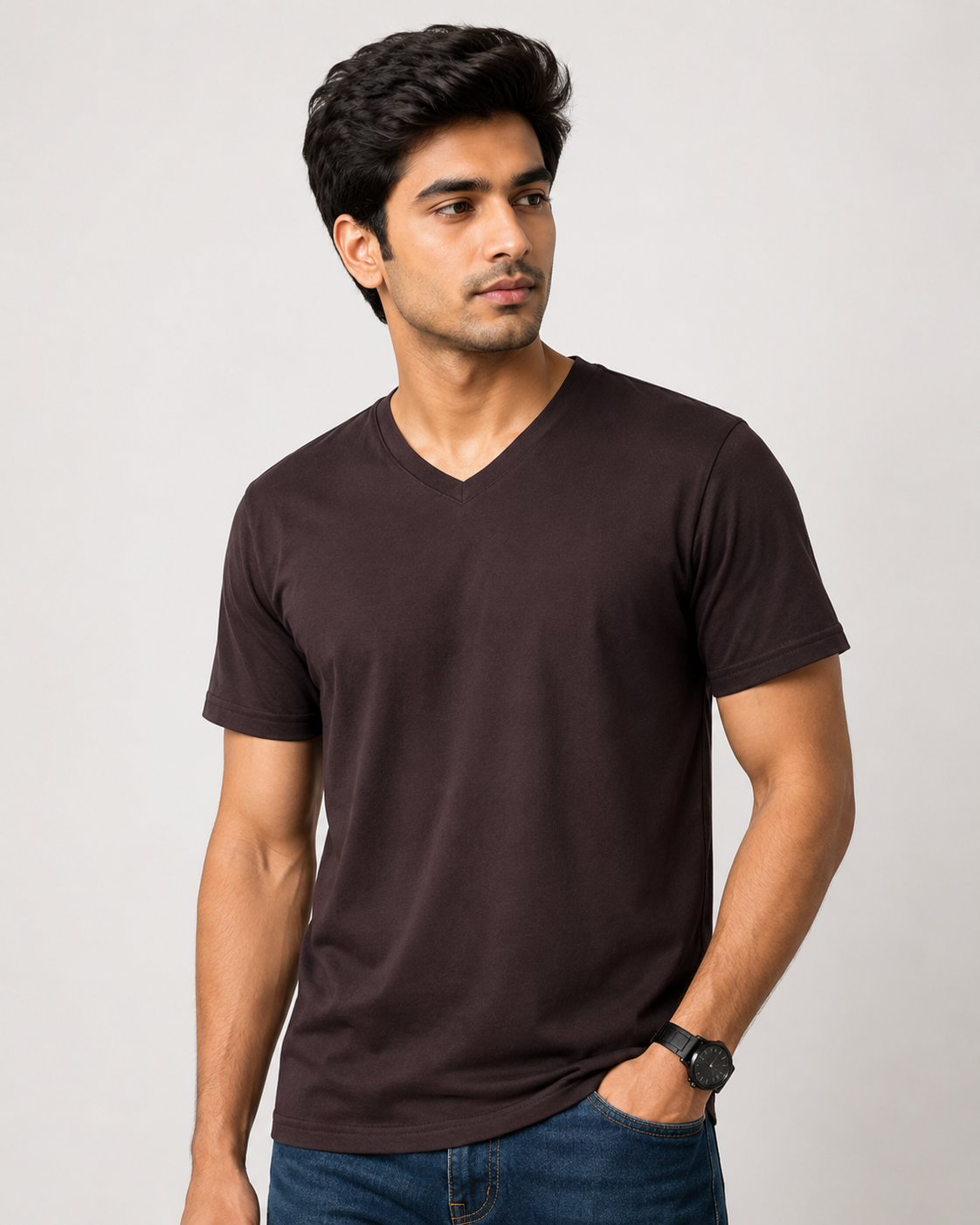 Edge Vee - Half - V-Neck Half-Sleeve