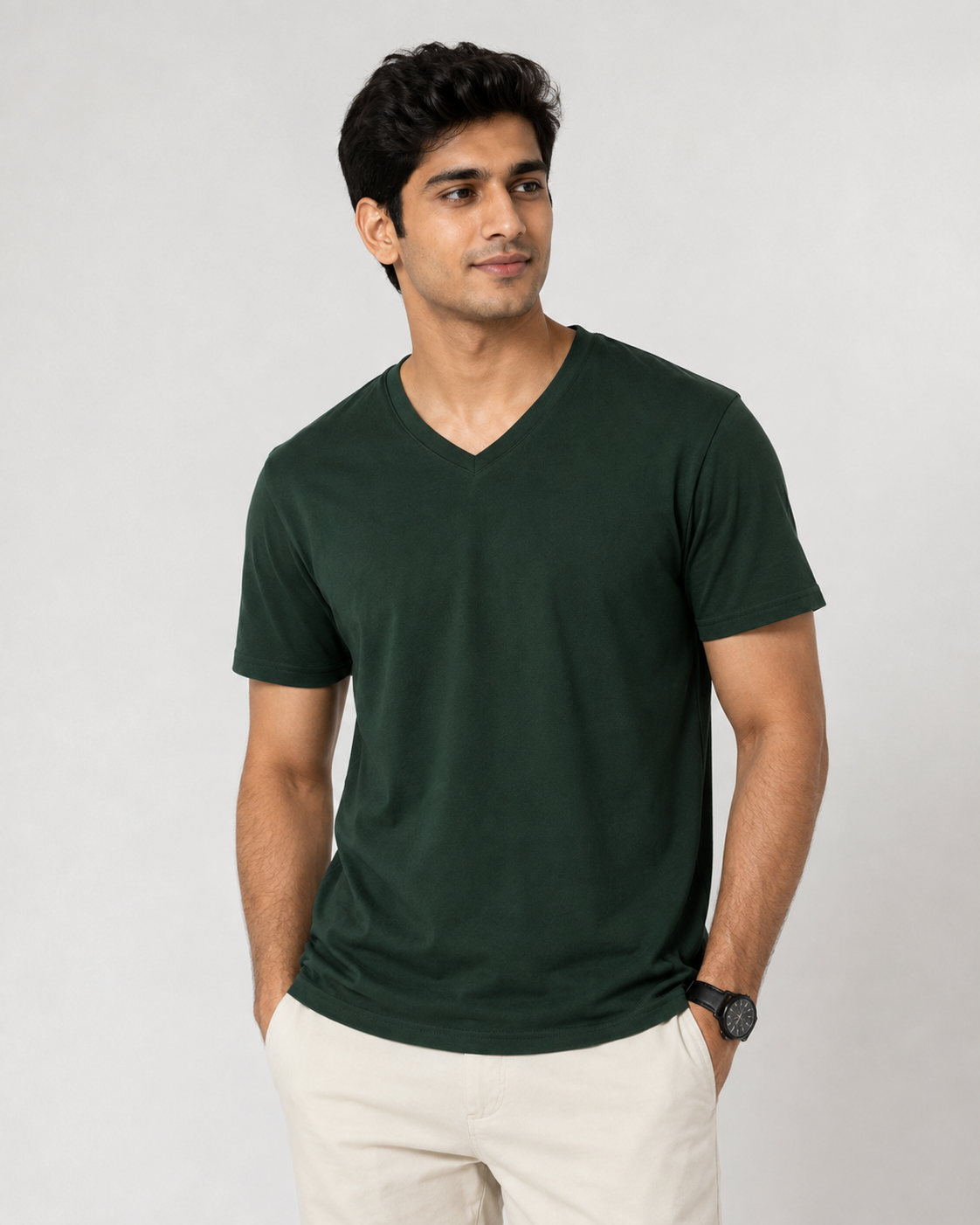 Edge Vee - Half - V-Neck Half-Sleeve