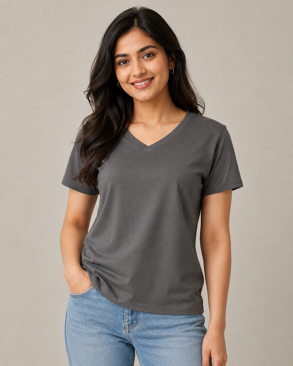Edge Vee - Half - V-Neck Half-Sleeve