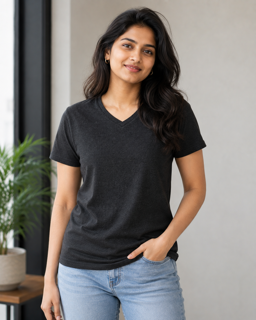 Edge Vee - Half - V-Neck Half-Sleeve