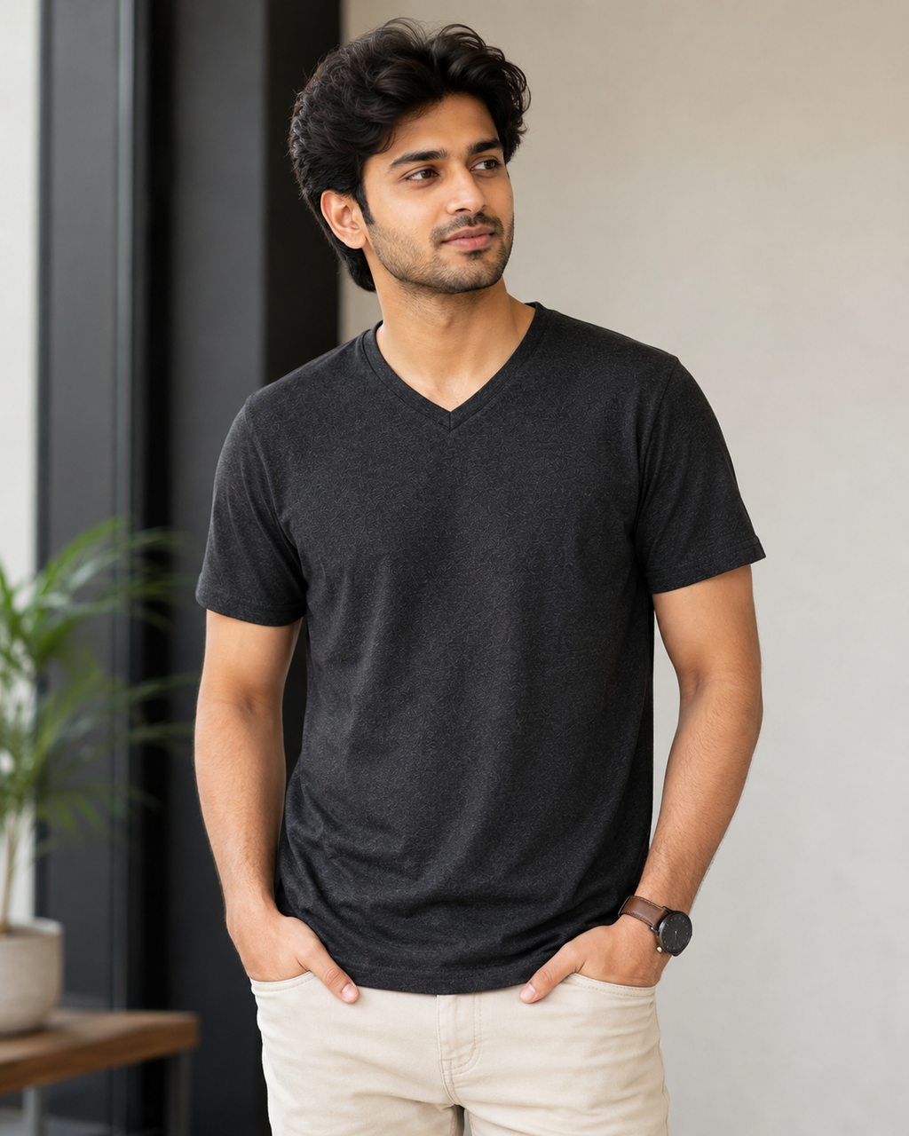 Edge Vee - Half - V-Neck Half-Sleeve