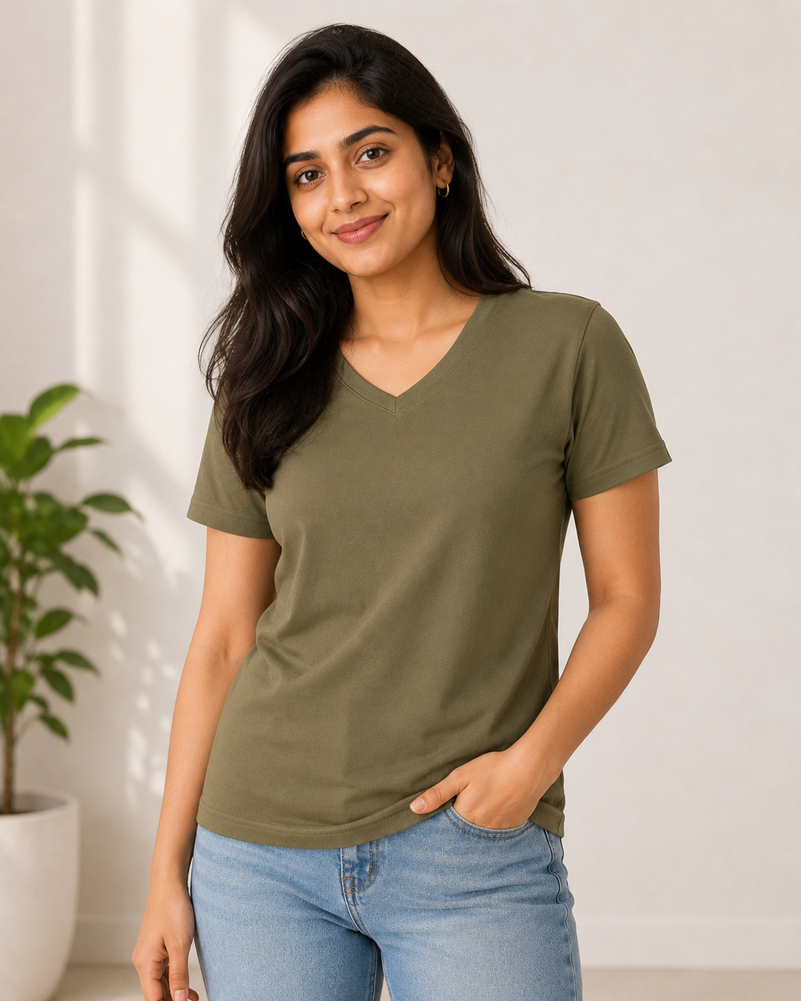 Edge Vee - Half - V-Neck Half-Sleeve