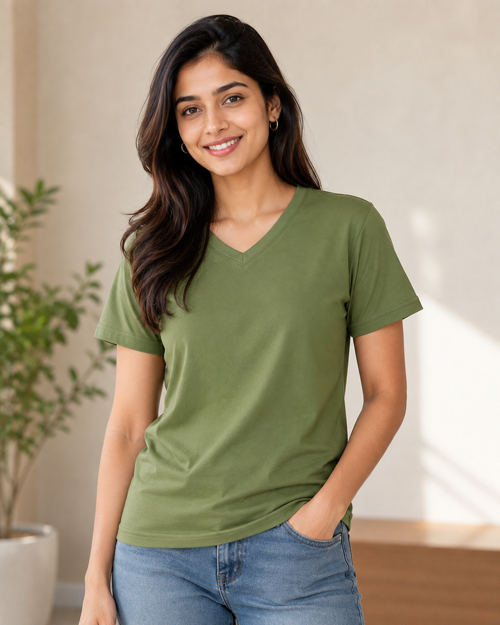 Edge Vee - Half - V-Neck Half-Sleeve