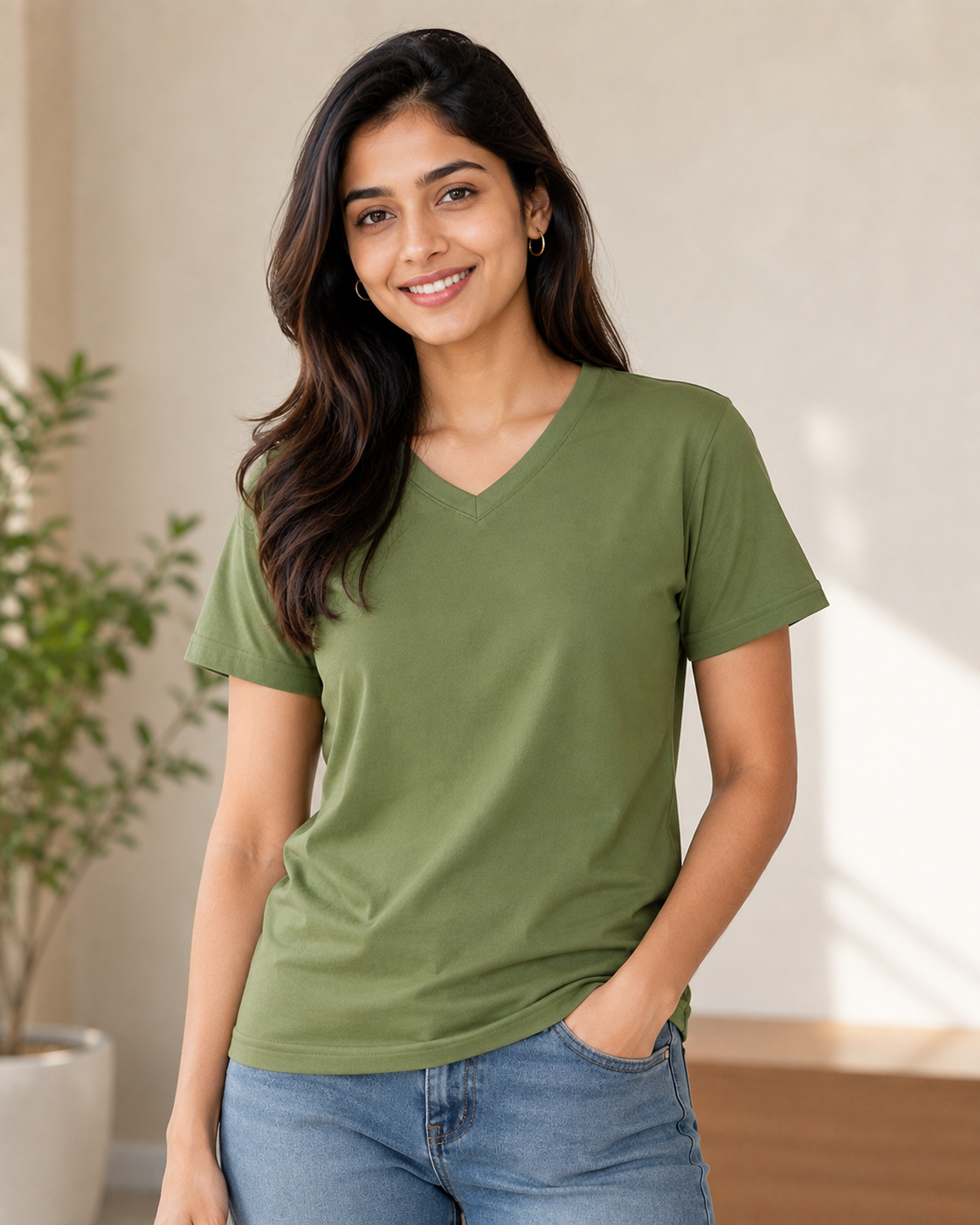 Edge Vee - Half - V-Neck Half-Sleeve