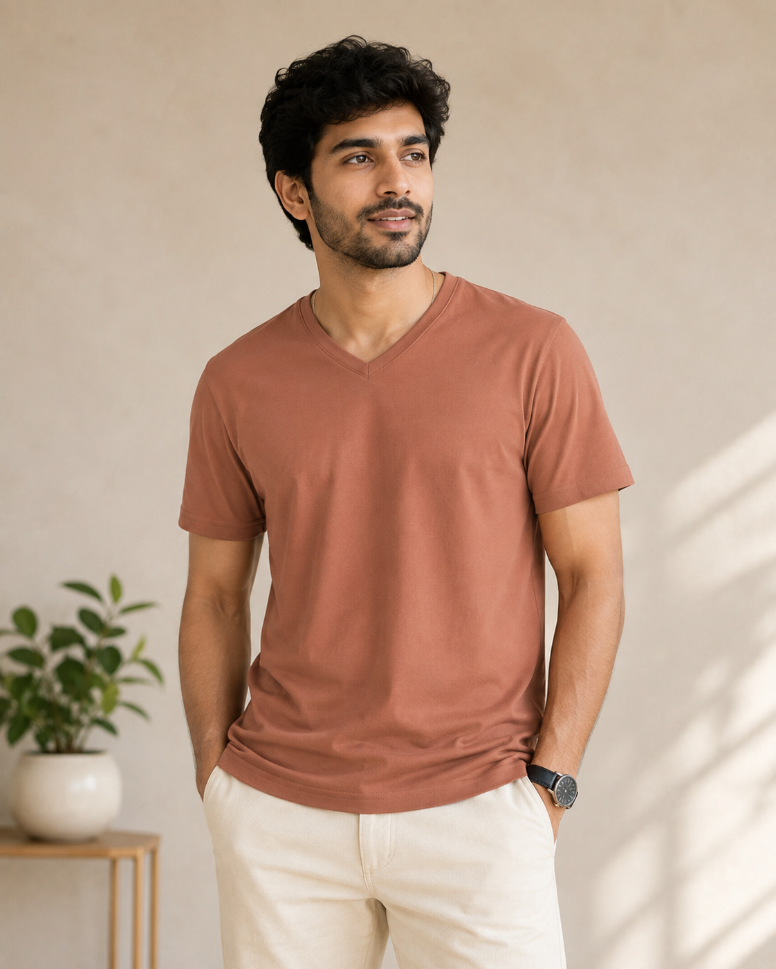 Edge Vee - Half - V-Neck Half-Sleeve