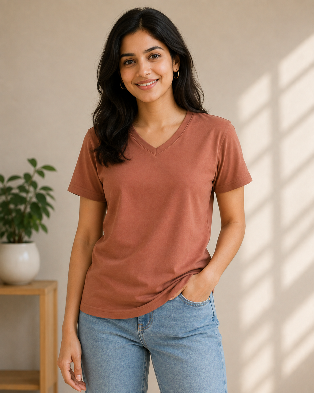 Edge Vee - Half - V-Neck Half-Sleeve