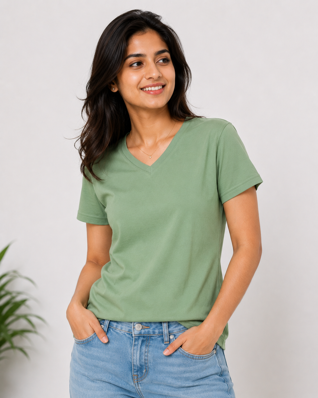 Edge Vee - Half - V-Neck Half-Sleeve