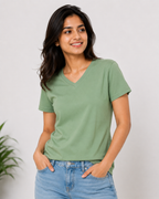 Edge Vee - Half - V-Neck Half-Sleeve