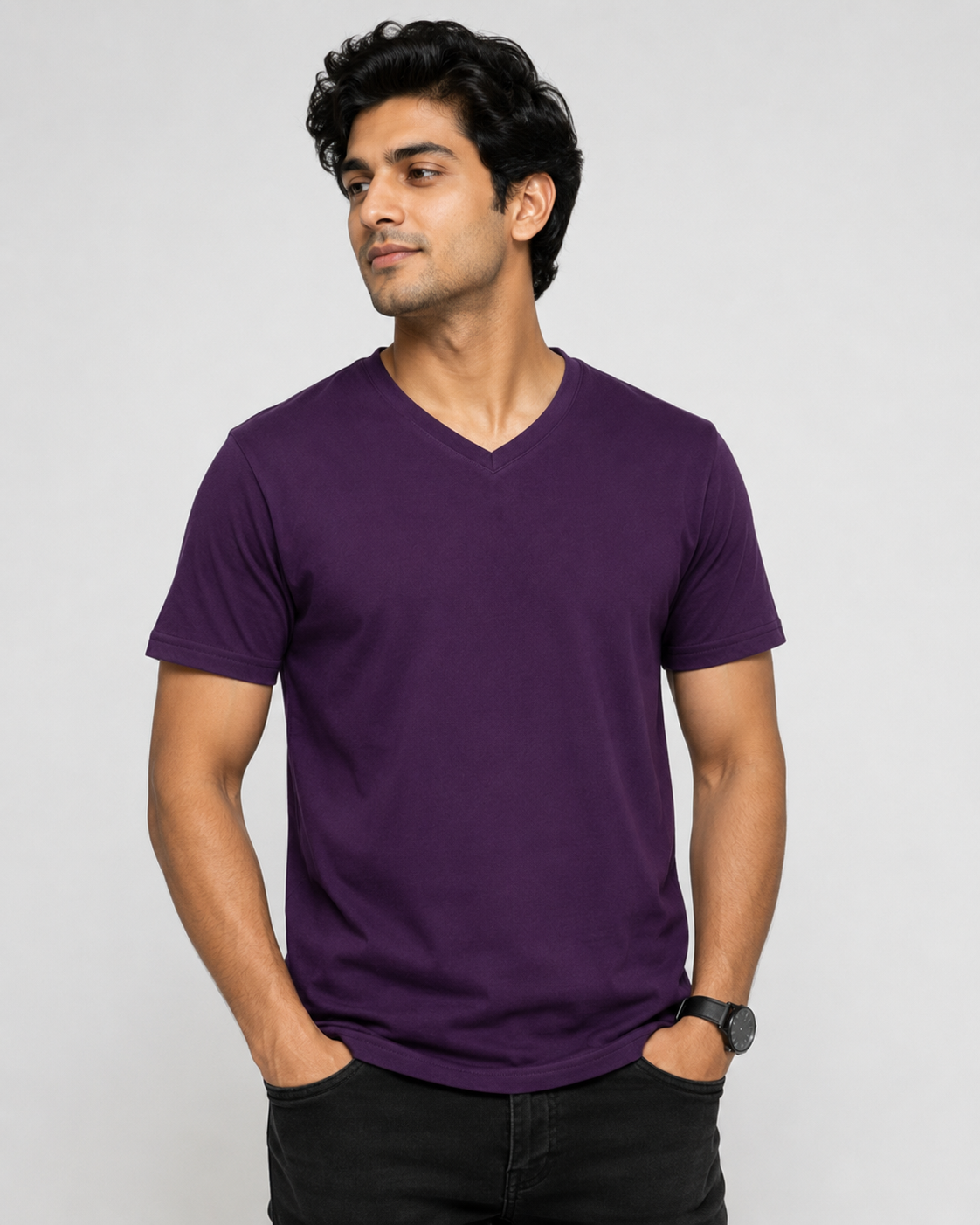 Edge Vee - Half - V-Neck Half-Sleeve