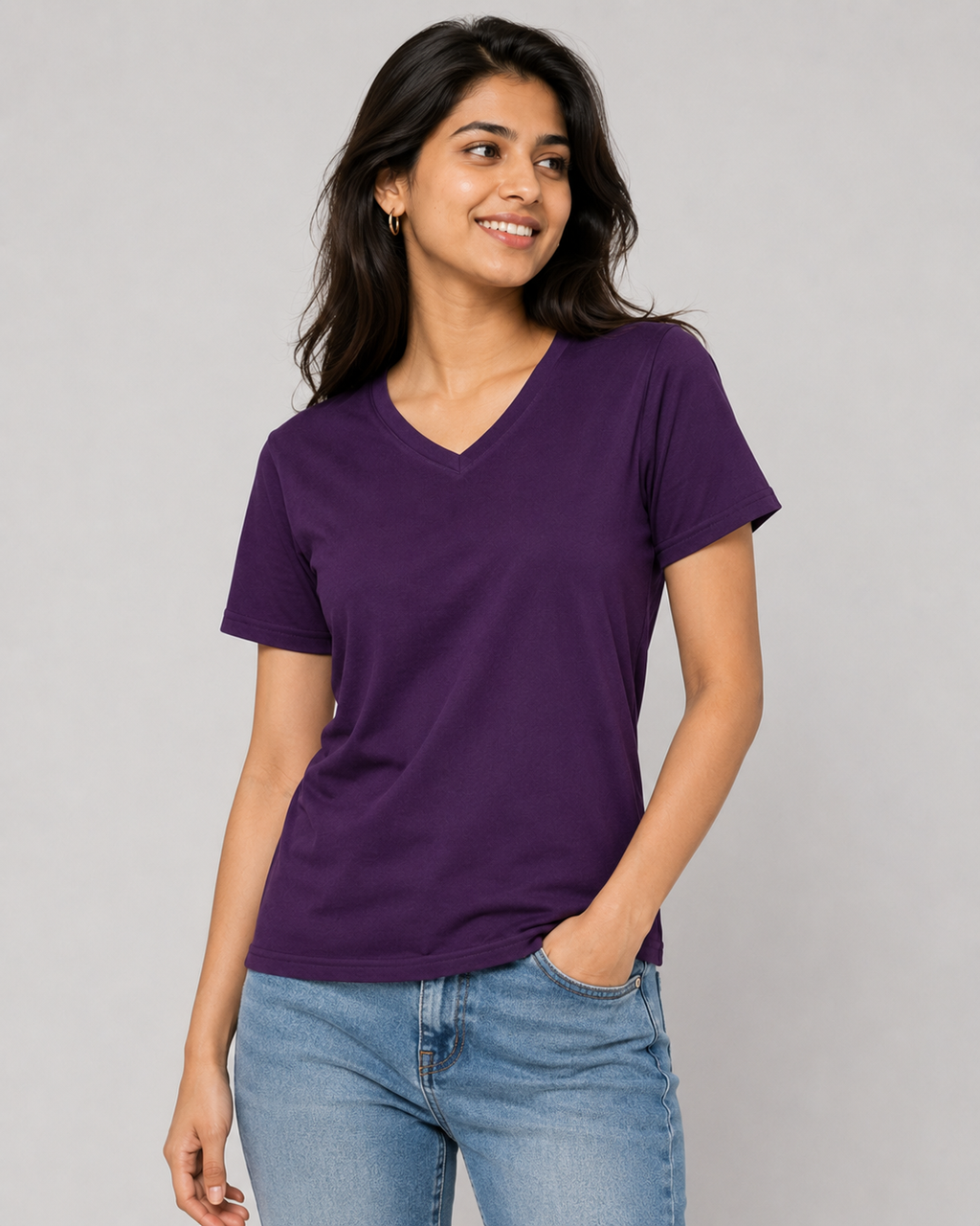 Edge Vee - Half - V-Neck Half-Sleeve