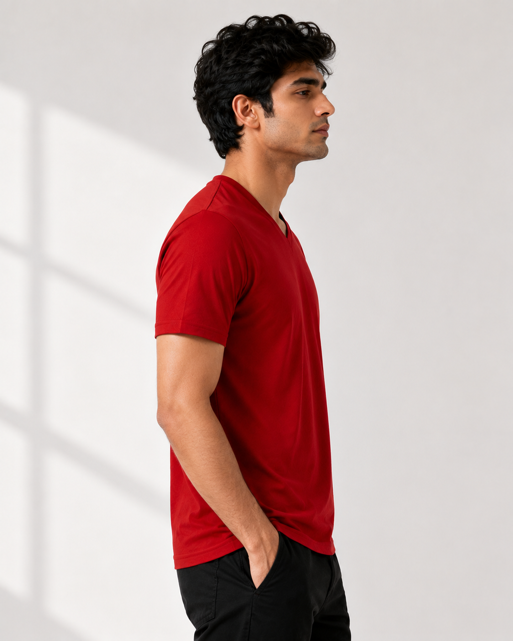 Edge Vee - Half - V-Neck Half-Sleeve