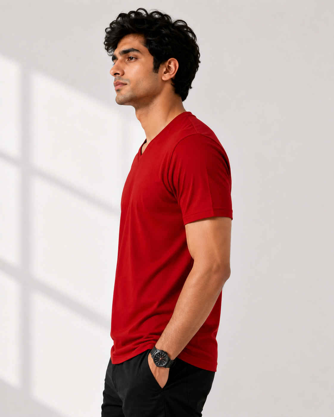 Edge Vee - Half - V-Neck Half-Sleeve