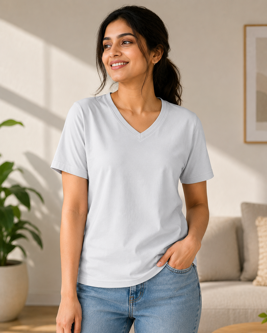 Edge Vee - Half - V-Neck Half-Sleeve