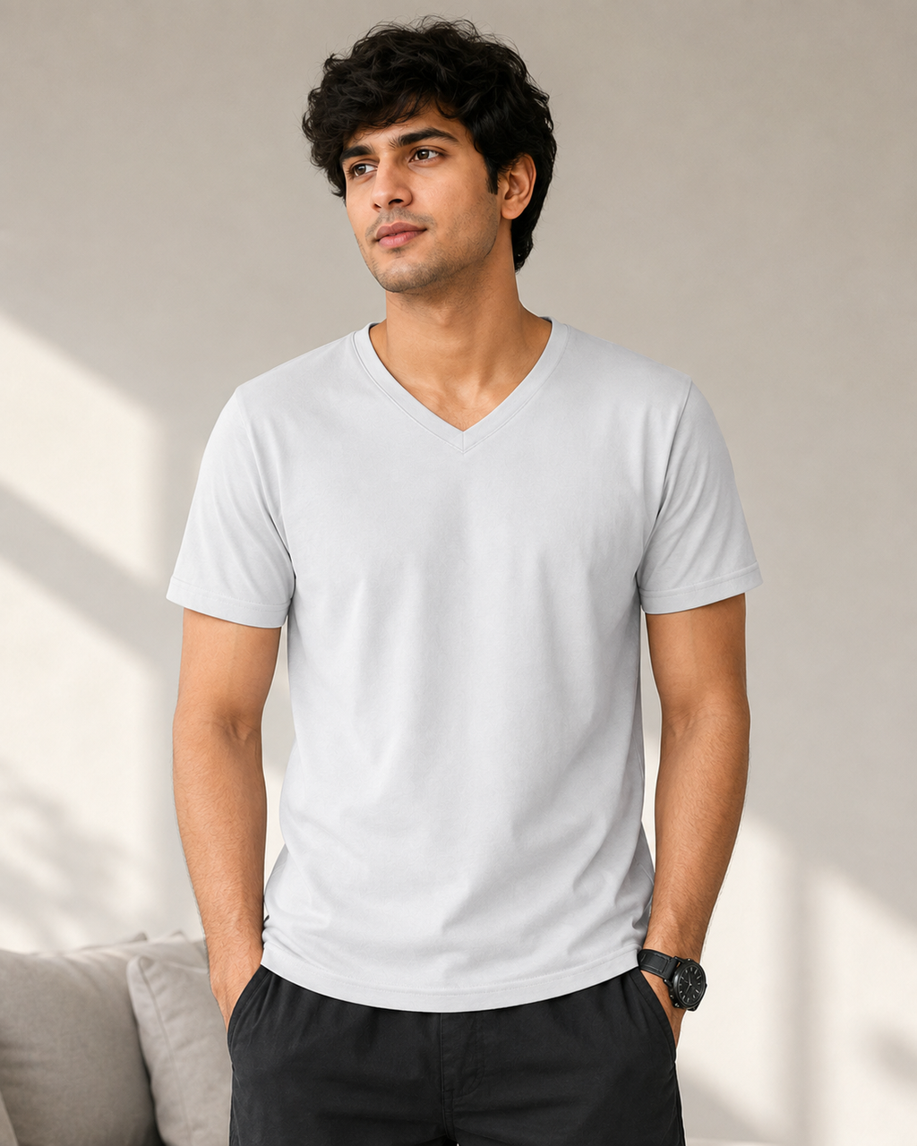 Edge Vee - Half - V-Neck Half-Sleeve