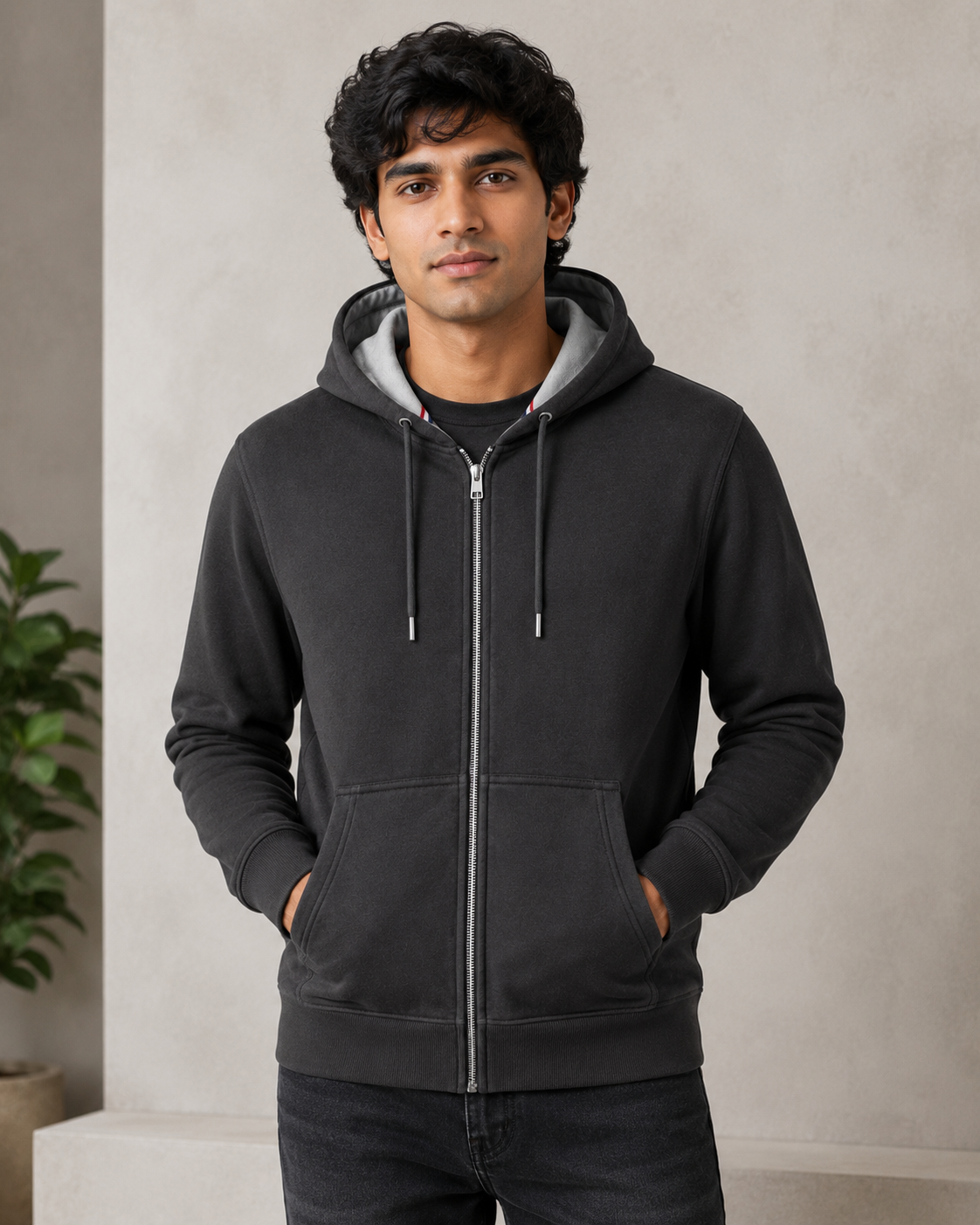 Cosmo Hoodie - Hoodie with Zip & Kangaroo Pouch