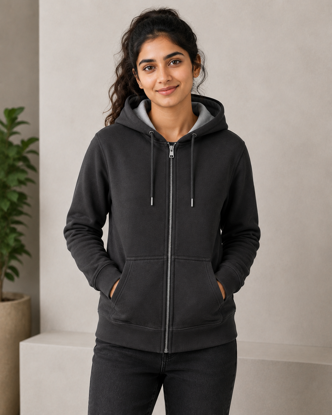 Cosmo Hoodie - Hoodie with Zip & Kangaroo Pouch