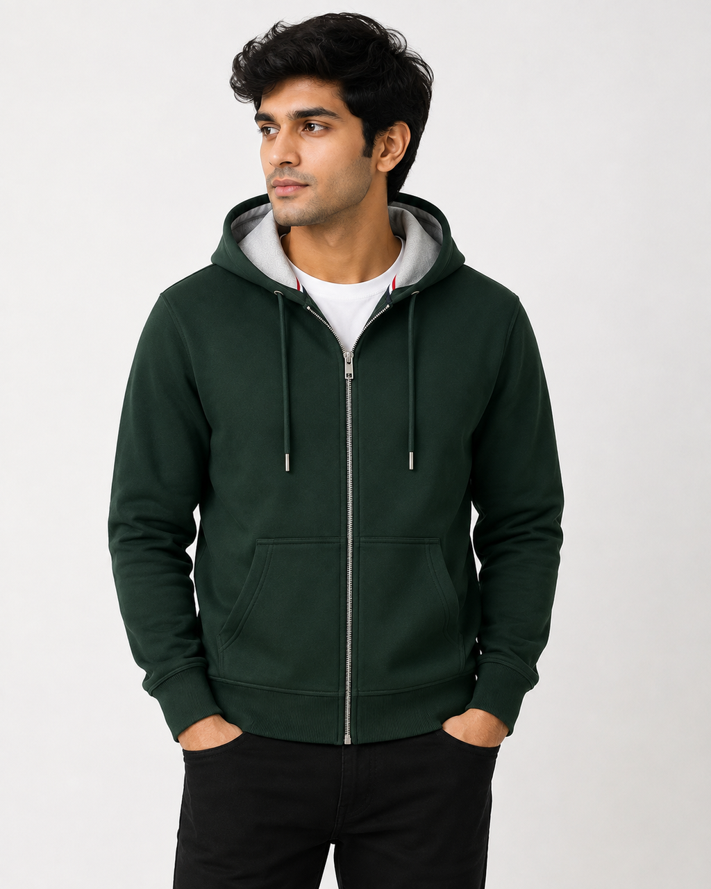 Cosmo Hoodie - Hoodie with Zip & Kangaroo Pouch