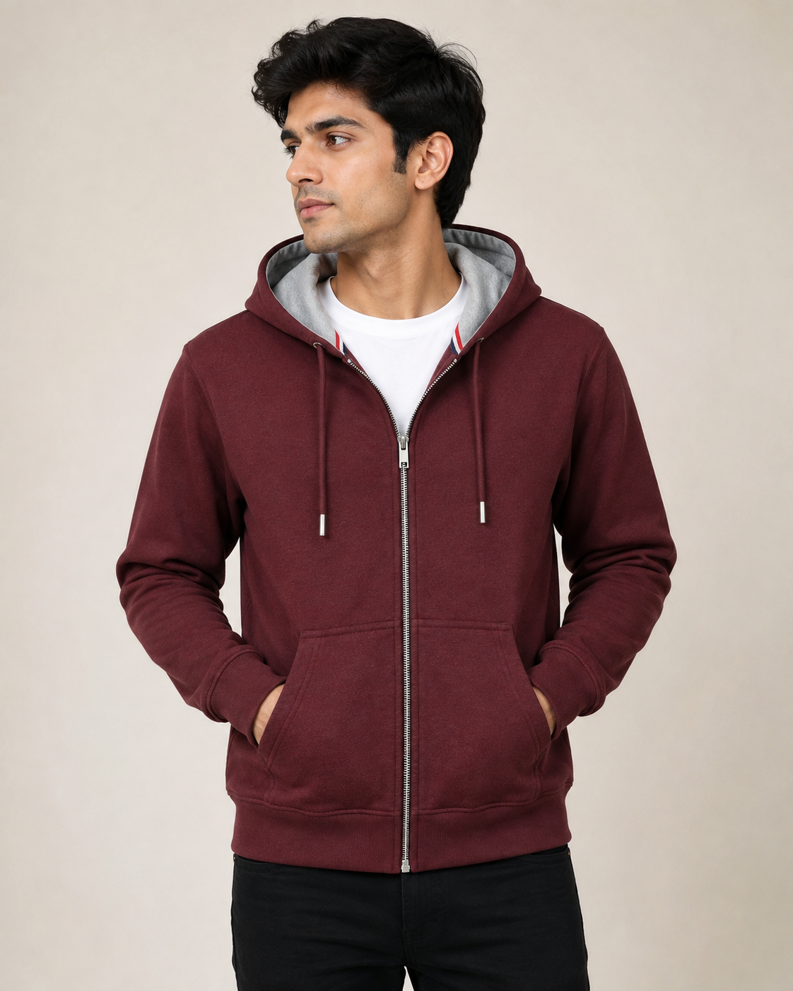 Cosmo Hoodie - Hoodie with Zip & Kangaroo Pouch