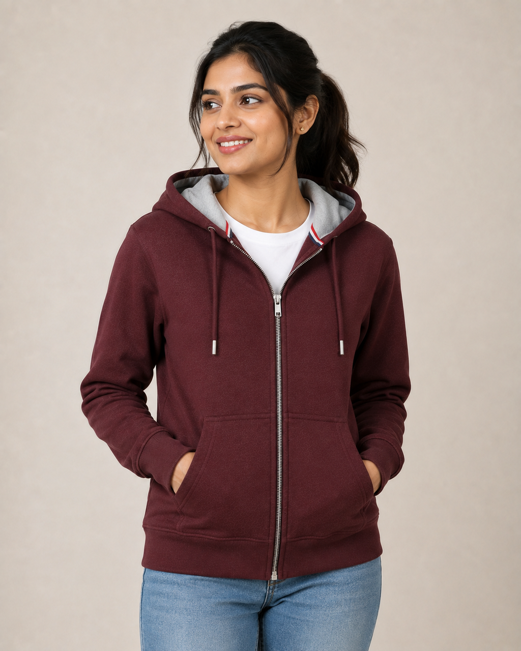 Cosmo Hoodie - Hoodie with Zip & Kangaroo Pouch