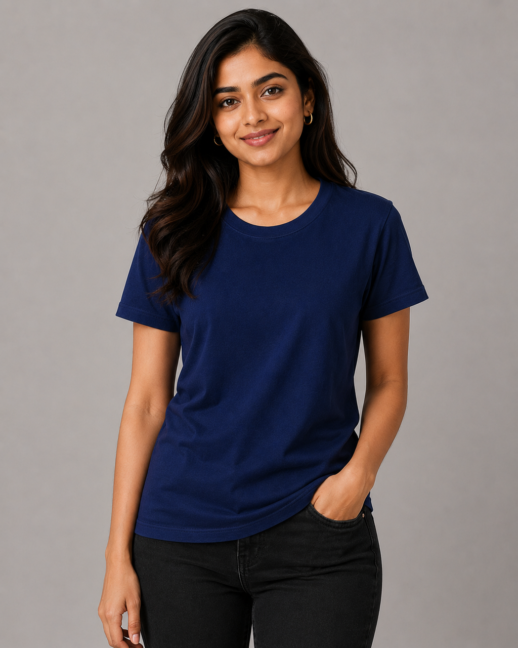 Soft Tee - Round-Neck Half-Sleeve