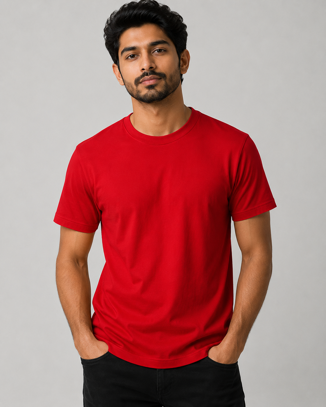 Soft Tee - Round-Neck Half-Sleeve