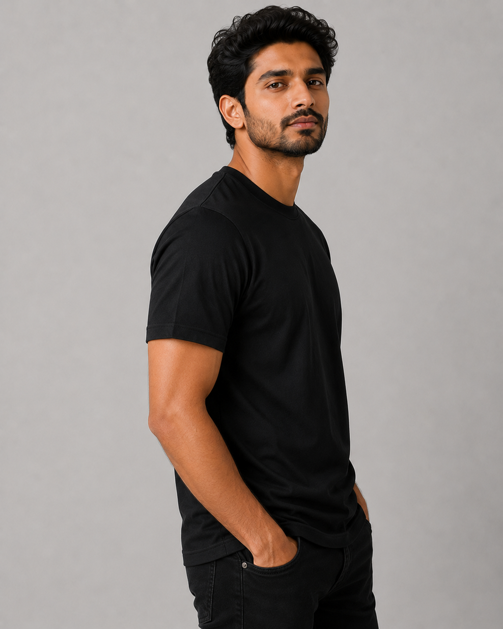 Edge Tee - Round-Neck Half-Sleeve