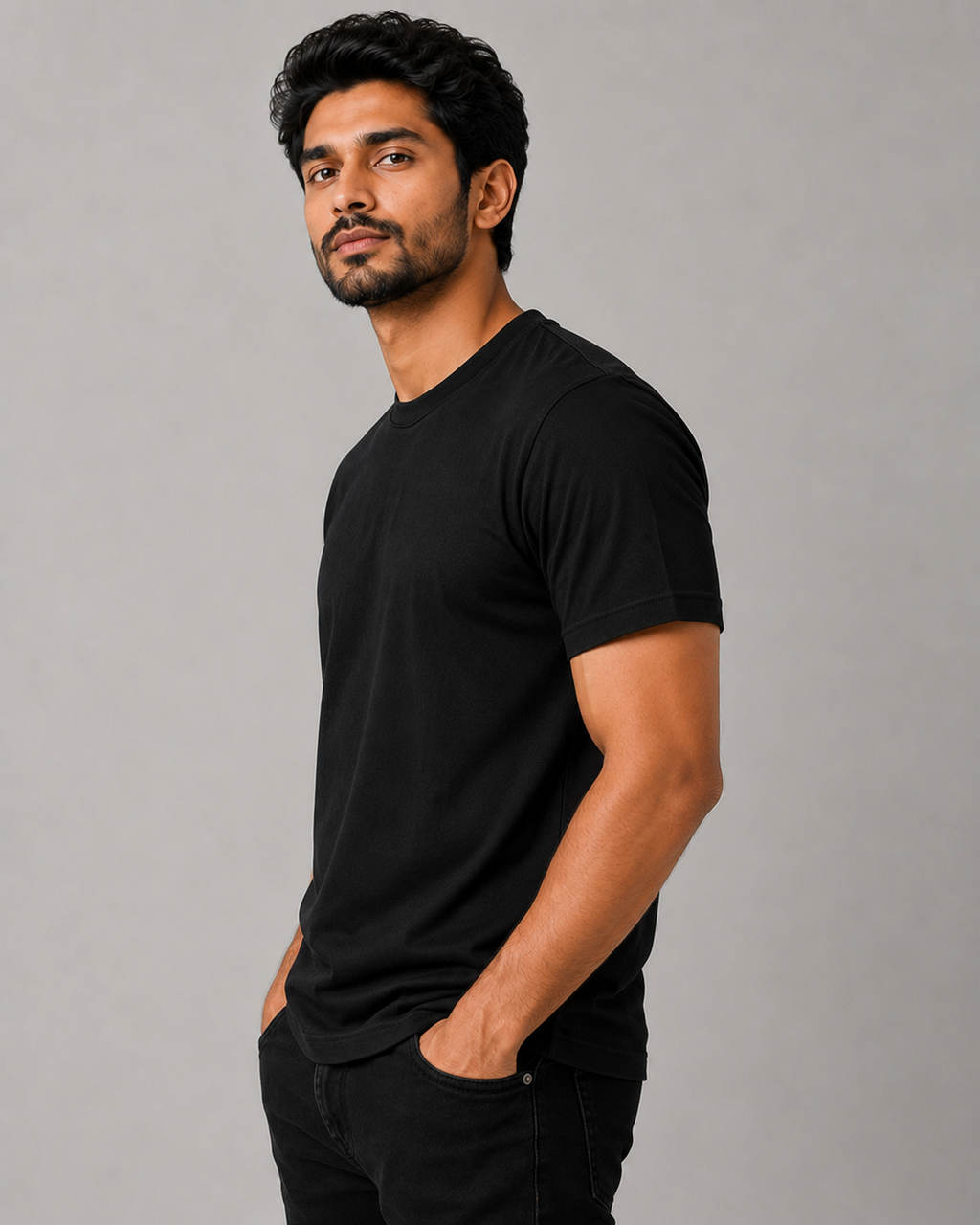 Edge Tee - Round-Neck Half-Sleeve