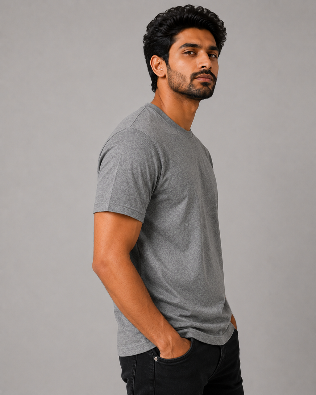 Soft Tee - Round-Neck Half-Sleeve