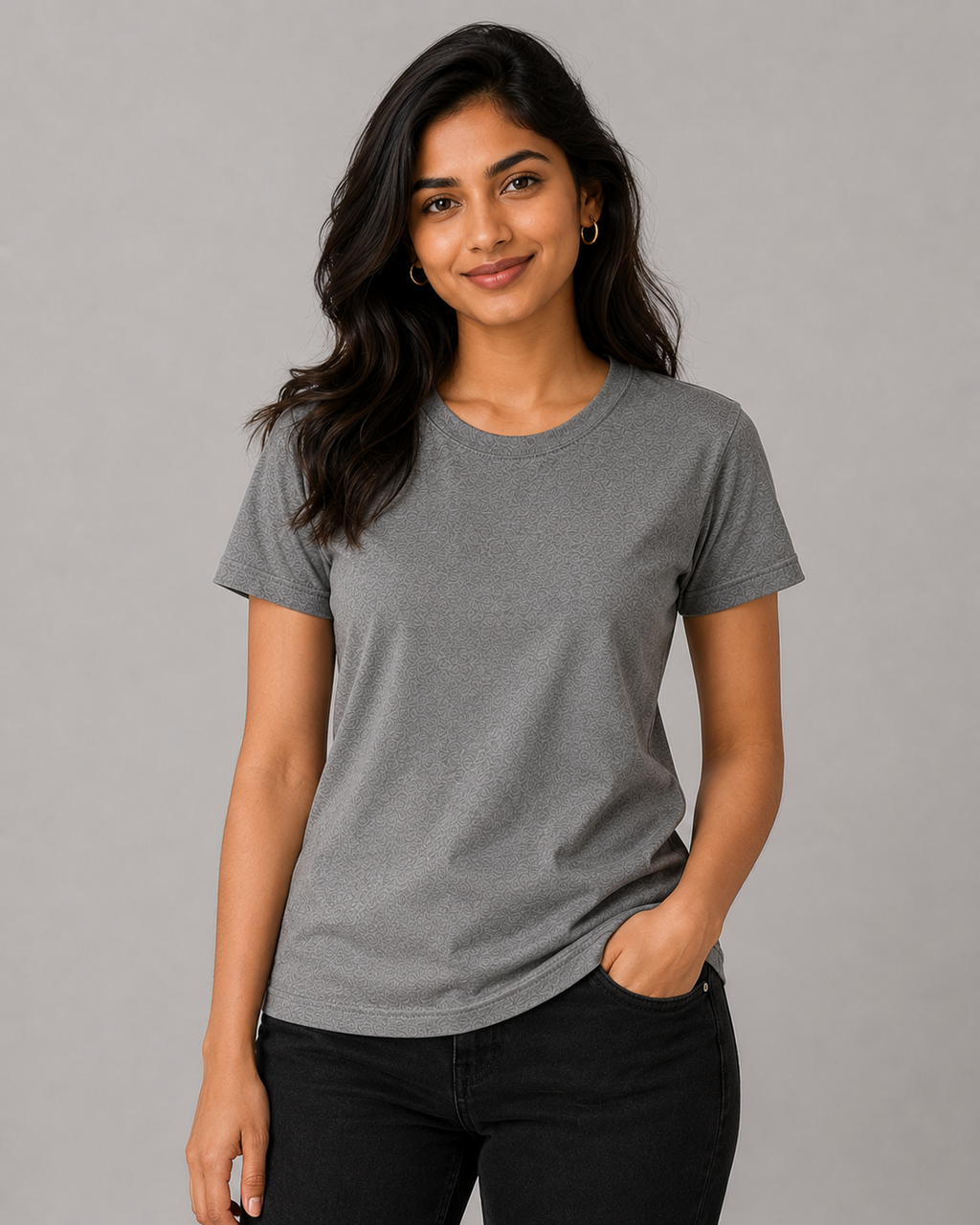 Soft Tee - Round-Neck Half-Sleeve